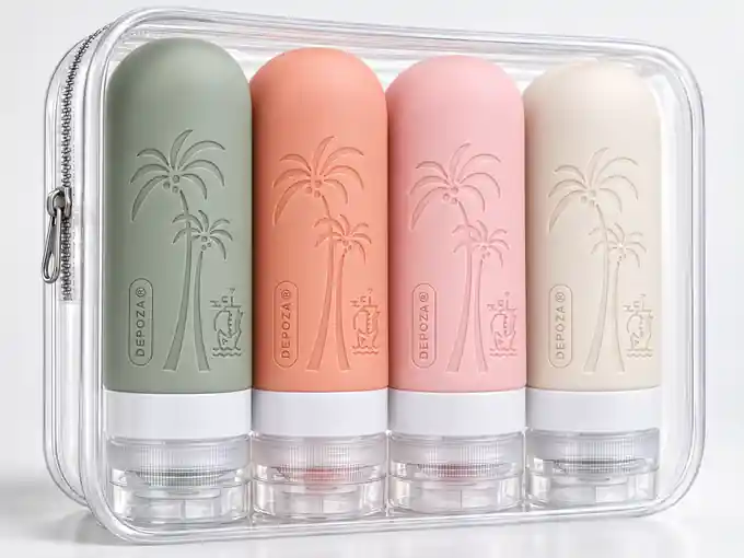DEPOZA 4-Bottle Travel Set